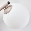 Modern Globe wall light Gastor, 2-piece set with three offset round shades