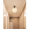 Globo Maxy modern flush mount ceiling light for hallway, round Ø 24 cm