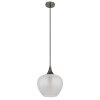 Globo Maxy Modern Teardrop-Shaped Round Pendant Light for Dining Room E27 40 Watt