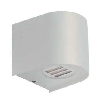 NOWA Belum Modern LED Semi-Circular Outdoor Wall Light for Terrace and Garage 400 lm 3000 K 2 W