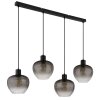 NOWA Toy 4-light Pendant Light with round shades, 108 cm, E27, modern