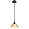 NOWA Eva single-light dome pendant light for dining room and kitchen, G9, Ø 20 cm