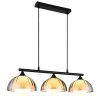 NOWA Eva 3-Light Pendant Light, 70 cm length, G9, for Dining Room and Kitchen