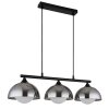 NOWA Eva 3-Light Pendant Light, 70 cm length, G9, for Dining Room and Kitchen