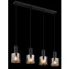 Jack NOWA Modern Linear Dining Table Light, 4-Light Pendant Light, 74 cm