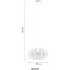 Sakura NOWA Single-Bulb Pendant Light for Dining Table and Kitchen, E27, Modern