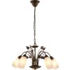 NOWA Venezia Modern 5-Light Chandelier with Tulip Shades, E14, Ø 50 cm