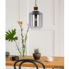 NOWA Ando Adjustable Round Pendant Light for Dining Room, E27, Ø 20 cm