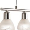NOWA Daytona adjustable linear pendant light, 4-light, length 10 cm, E14, 3000 K, 1720 lm
