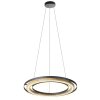 NOWA Rilas LED Hanging Pendant Light, round, adjustable, 56 cm, 3000 K, 850 lm, 9 W
