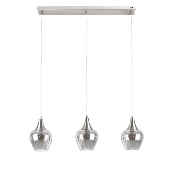 NOWA Drop modern 3-light pendant light E14 for dining room and kitchen, 15 cm