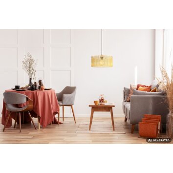 NOWA Leeds modern floor lamp with E27 socket, H 135 cm for living room and hallway