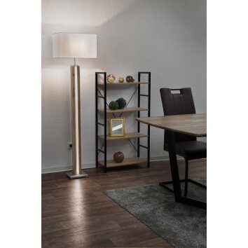 NOWA Forest modern floor lamp for living room, with rectangular shade, E27, 150 cm
