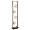 NOWA Nanda Modern 4-Light Angular Oblong Pendant Light, G9, 28 cm for Dining Room