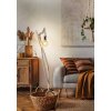 NOWA Nerida Holzast-Stehleuchte, Stehlampe mit E27 Fassung, 150 cm, 40 Watt