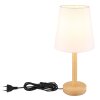 NOWA Joris Bedside Table Lamp with On-Cord Switch, Modern for Bedroom and Living Room