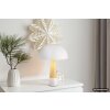 NOWA Paulin Modern Mushroom-Shaped Bedside Lamp with Cord Switch for Living Room