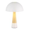 NOWA Paulin Modern Mushroom-Shaped Bedside Lamp with Cord Switch for Living Room