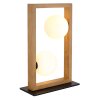 NOWA Nanda modern angular oblong 2-light G9 ceiling spotlight with cord switch