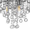 NOWA London Round Ceiling Light 3-Light E14 38 cm Modern Vintage Flush Mount