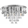 NOWA London Modern Vintage Decorative Round Flush Mount Ceiling Light 5-Light E14 Ø 46 cm