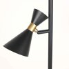 Steinhauer Preto spot floor lamp with 2 rotatable heads, GU10, 161 cm, modern