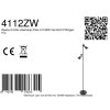 Steinhauer Preto spot floor lamp with 2 rotatable heads, GU10, 161 cm, modern