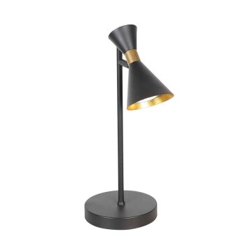 Steinhauer Preto table lamp, desk lamp with swivelling spotlight, GU10 switch