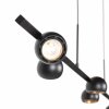 Steinhauer Marcadore LED linear pendant light, 6-light hanging lamp with rotating heads