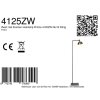 Steinhauer Pintino Floor Lamp with Swiveling Lamp Head, GU10, 133 cm, On/Off Switch