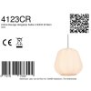Steinhauer Sable Modern Round Pendant Lamp 28 cm for Dining Room and Living Room