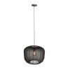 Steinhauer Sable Modern Pendant Lamp, Ø45 cm, 45 cm Length, E27 Socket, Round Mesh Shade
