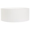 Steinhauer Curve Modern Arc Floor Lamp with Drum Shade for Living Room, 210 cm
