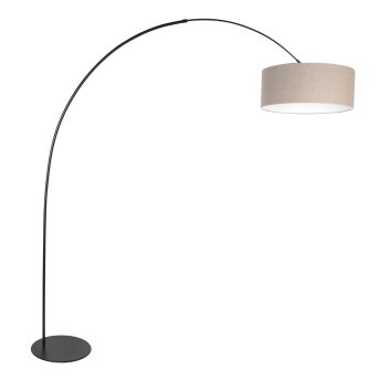 Steinhauer Curve Modern Arc Floor Lamp for Living Room, Bedroom and Dining Room, 210 cm