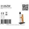 Steinhauer Animaux Meerkat Table Lamp, Decorative Animal Lamp for Living Room