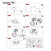 Steinhauer Lido round LED ceiling light, flush-mounted 42 cm 24 W 2700 K 2200 lm