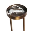 Steinhauer Pendant Light Anthea, wave bar, height-adjustable, 82 cm long, cream glass shades