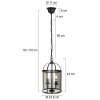 Steinhauer Pimpernel classic adjustable 2-light pendant light, E14, 23 cm length