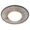 Steinhauer Aura LED round flush ceiling light for dining room Ø 50 cm Oriental style
