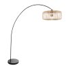 Steinhauer Solva Adjustable Arc Floor Lamp for Modern Dining and Living Room