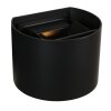 Steinhauer Logan 2-light LED wall sconce 3W 2700K 480 lm, modern semi-round design