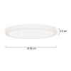 Steinhauer Luminix LED round ring ceiling light, modern for living and dining room