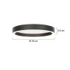 Steinhauer Ringlux round LED flush-mount ceiling light, modern, 30 cm, 2-light, 2500 lm, 2700 K