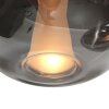 Steinhauer LED pendant light Glimsy, height-adjustable clustered smoke shades, 2700 Kelvin