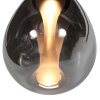 Steinhauer LED pendant light Glimsy, height-adjustable clustered smoke shades, 2700 Kelvin