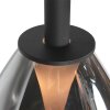 Steinhauer LED pendant light Glimsy, height-adjustable clustered smoke shades, 2700 Kelvin