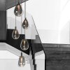 Steinhauer Glimsy modern LED ceiling light, 5-light round ceiling light