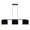 Steinhauer Stang 3-Light Dining Room Pendant Lamp 140 cm, Modern Angular Design
