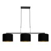 Steinhauer Stang 3-Light Dining Room Pendant Lamp 140 cm, Modern Angular Design