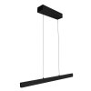 Steinhauer Fluxy 6-light linear LED pendant light 120 cm, height-adjustable dining light